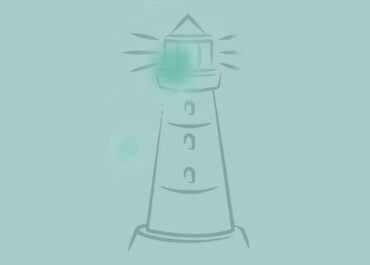 Blaues myPeer Turm Bild